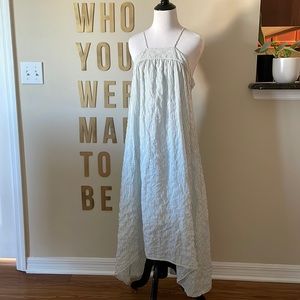 Cream/Blue StarkX Dress